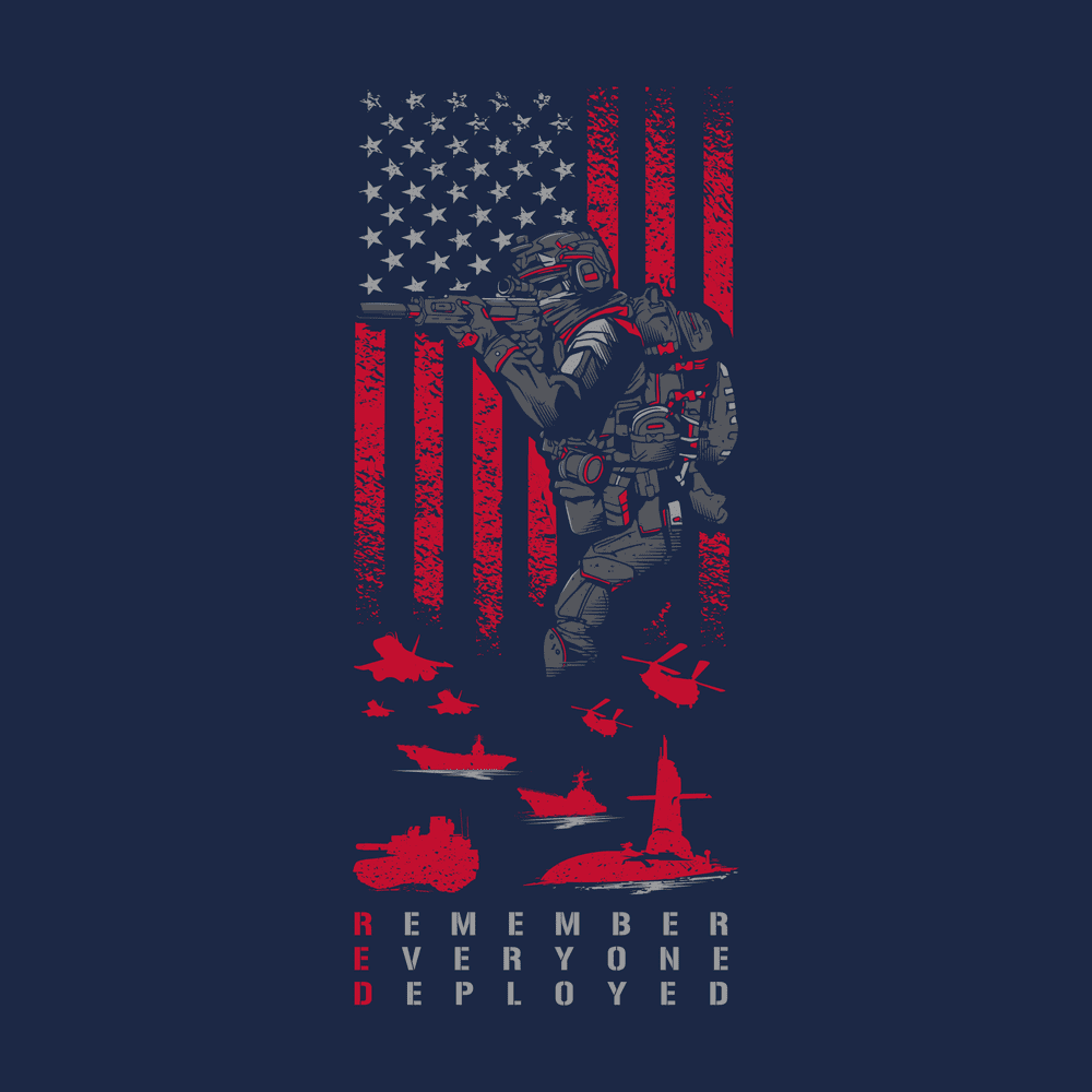 RED Friday Full-Zip Hoodie - Navy - Image 2