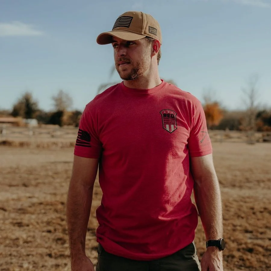 Mission RED T-Shirt - Red - Image 3