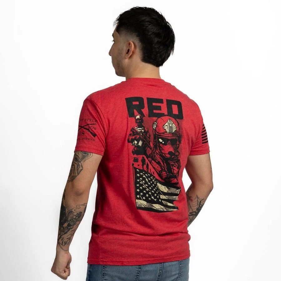 Mission RED T-Shirt - Red - Image 8