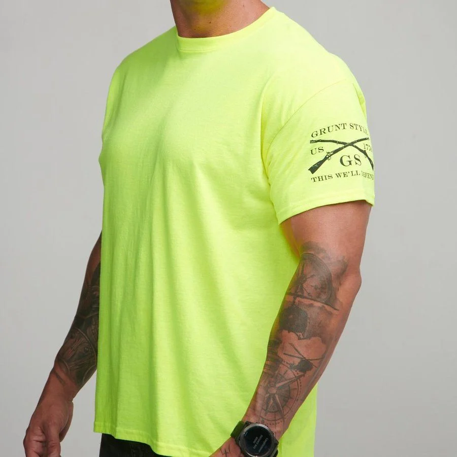 Basic T-Shirt - Safety Green - Image 3