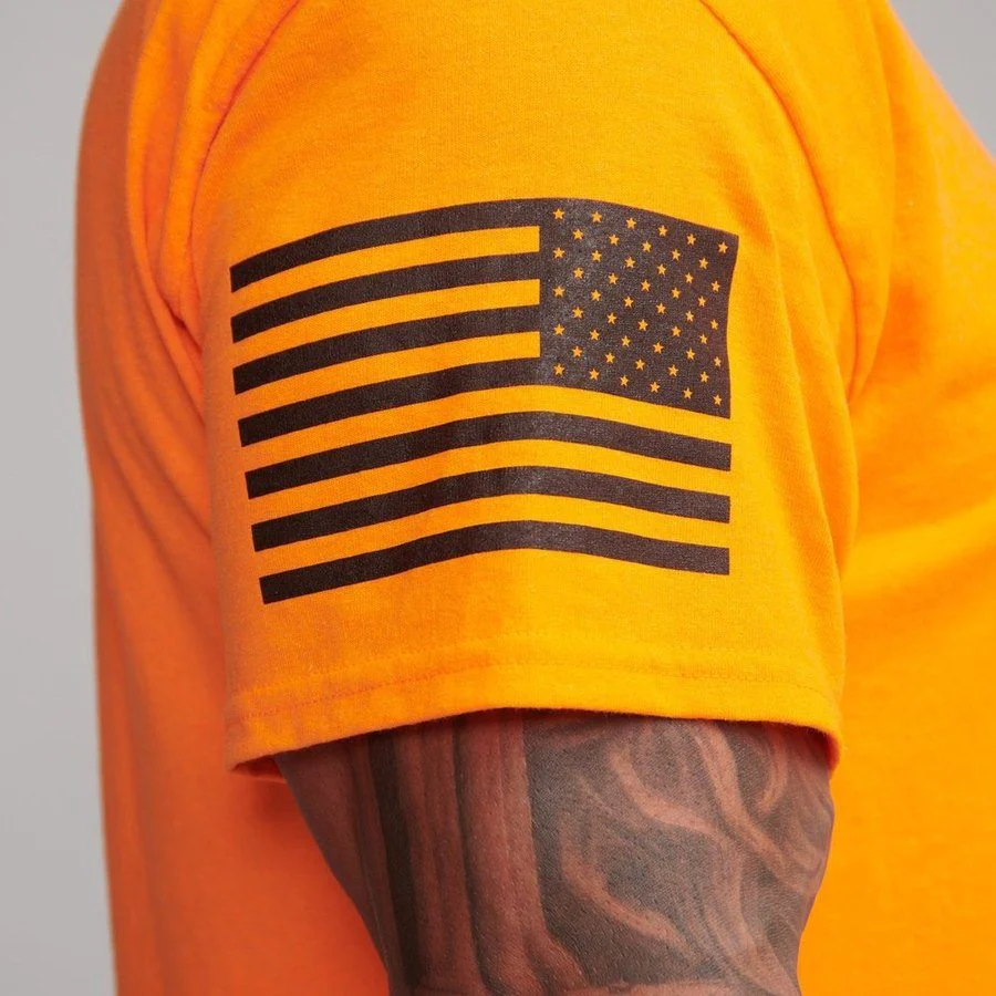 Basic T-Shirts - Safety Orange - 3 Pack - Image 5