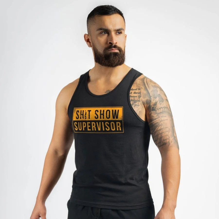 Sh*t Show Supervisor Tank - Black - Image 8