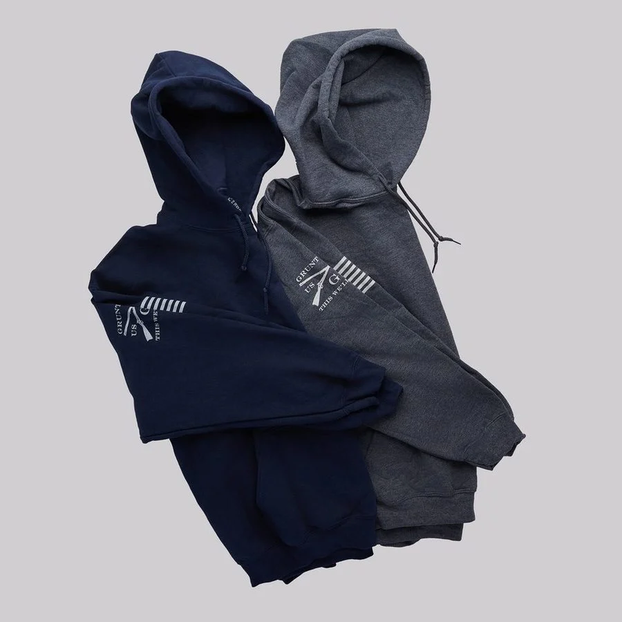 Standard Issue Core Basic Hoodie 2 Pack - Navy & Dark Heather Gray - Image 4