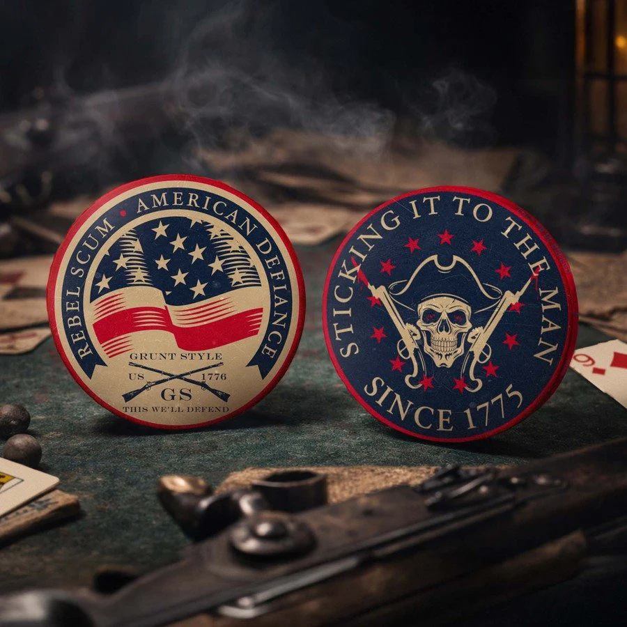 Sticking It To The Man Poker Chip - Image 2