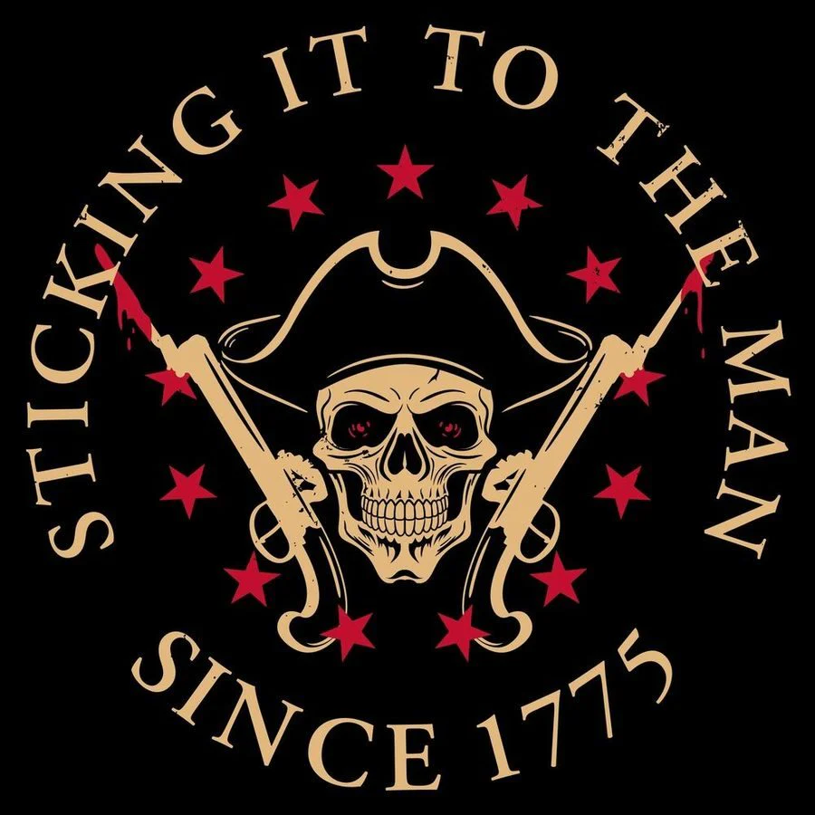 Sticking It To The Man T-Shirt - Black - Image 3