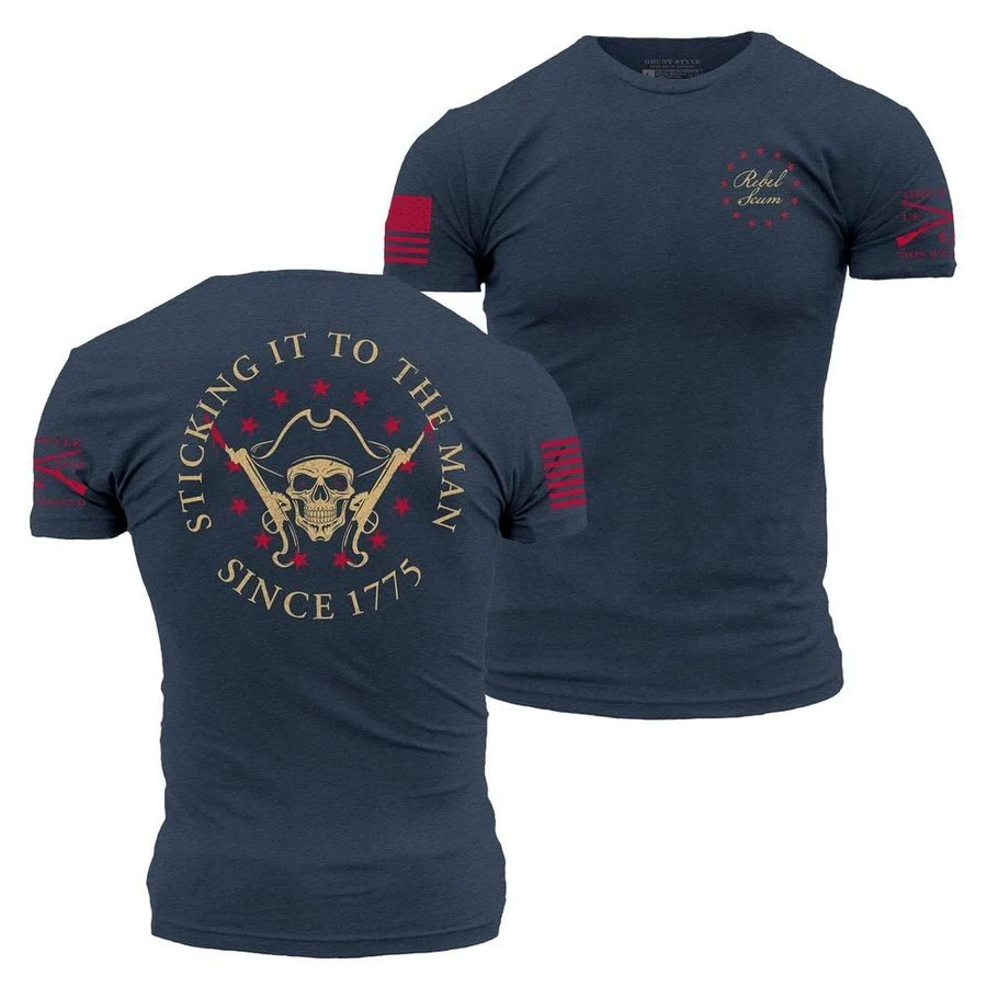 Sticking It To The Man T-Shirt - Midnight Navy