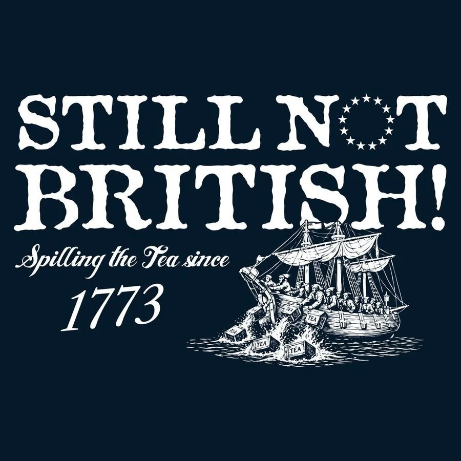 Still Not British T-Shirt - Midnight Navy - Image 4