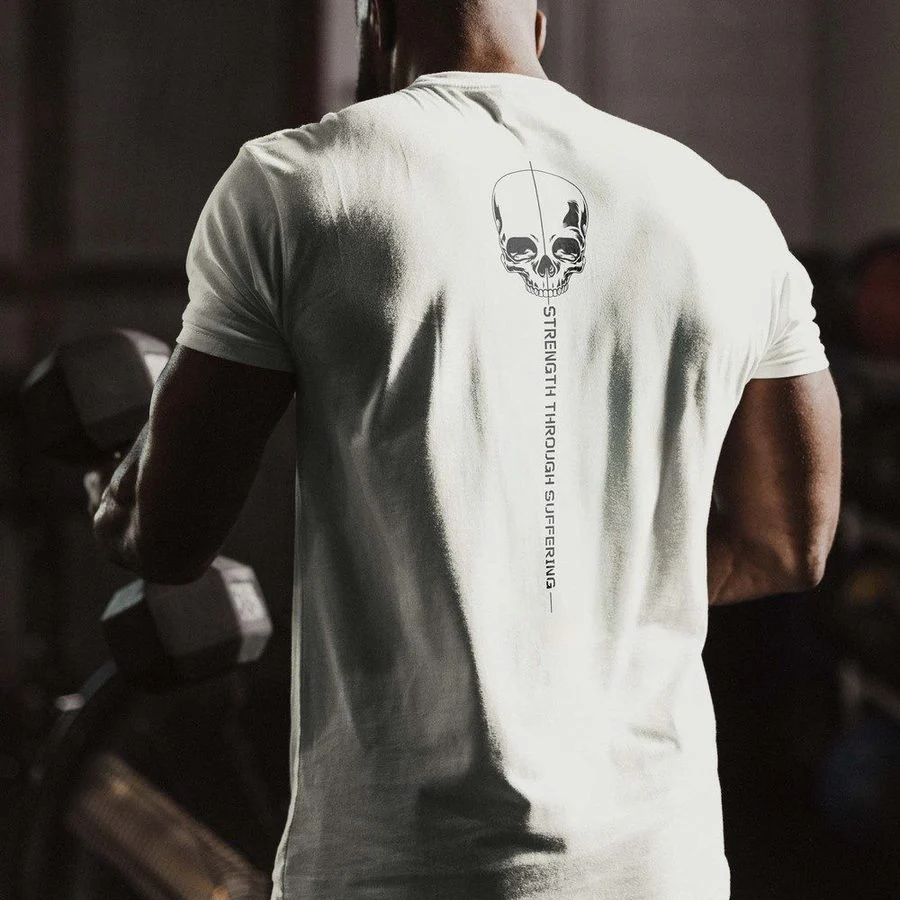Strength Through Suffering T-Shirt - Sand - Image 2