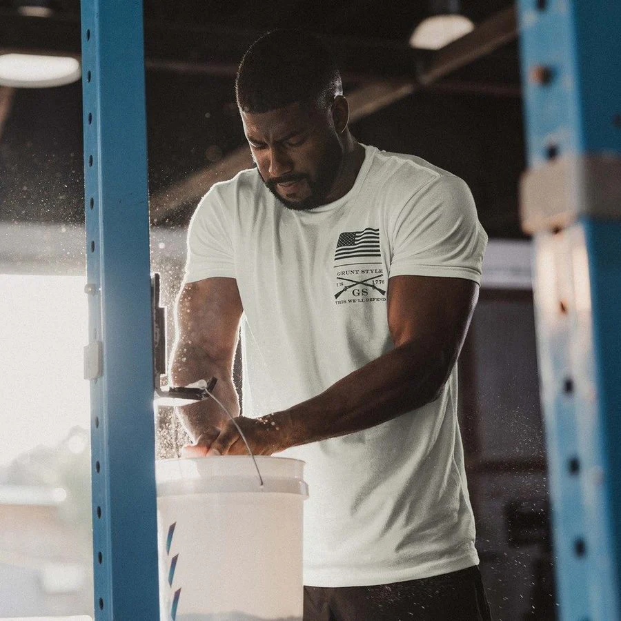 Strength Through Suffering T-Shirt - Sand - Image 3