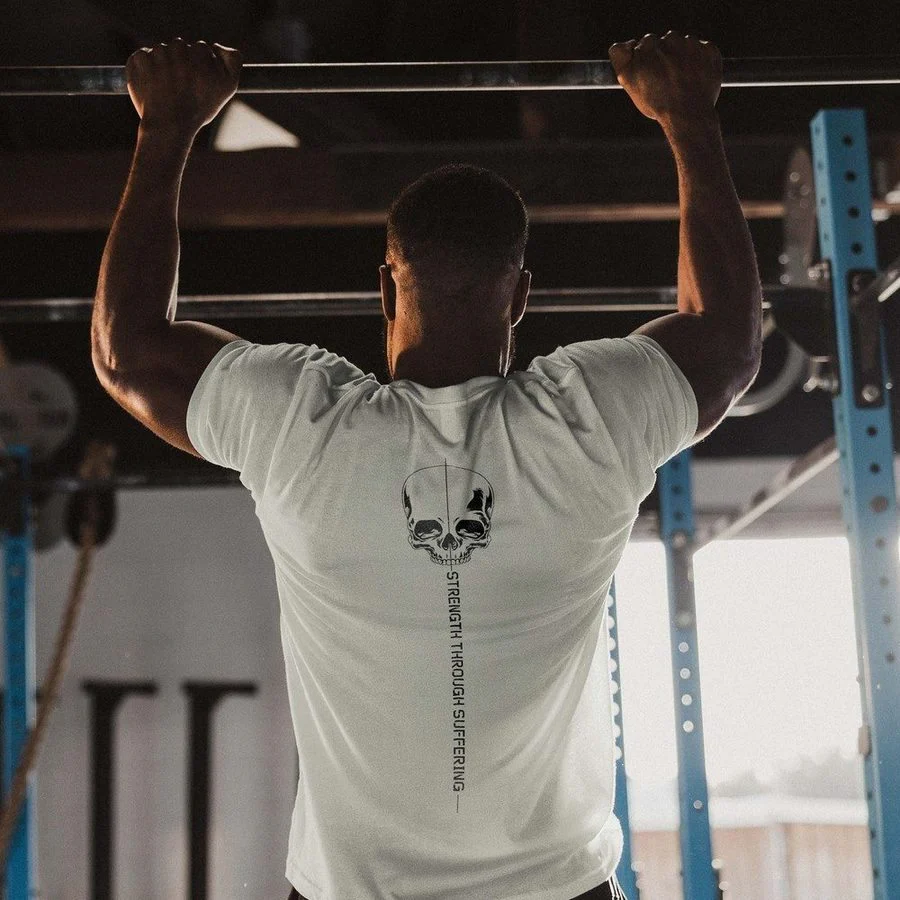 Strength Through Suffering T-Shirt - Sand - Image 4