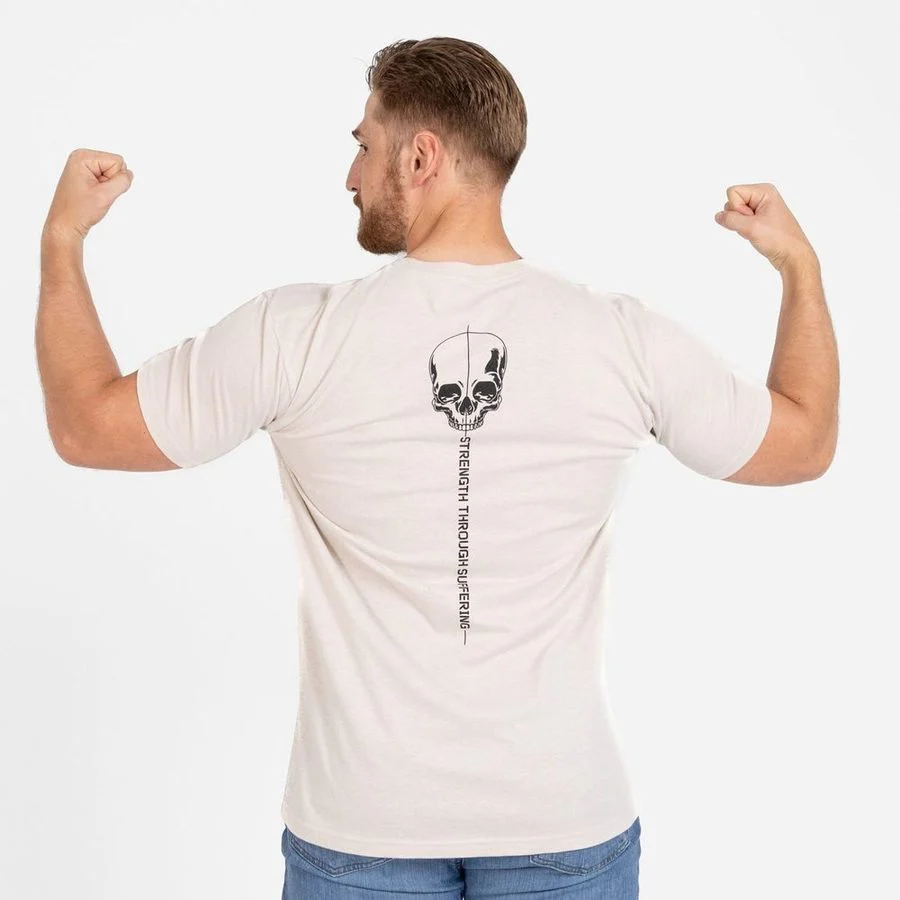 Strength Through Suffering T-Shirt - Sand - Image 9