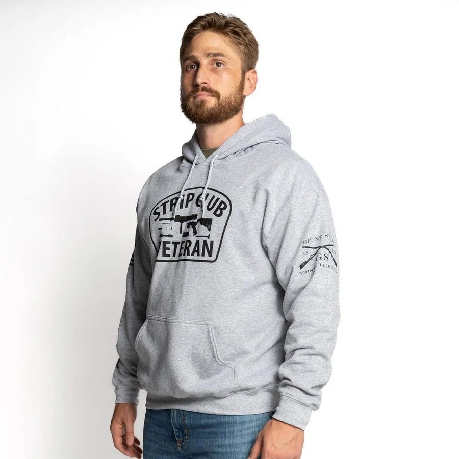 Strip Club Veteran Hoodie - Sport Gray - Image 8