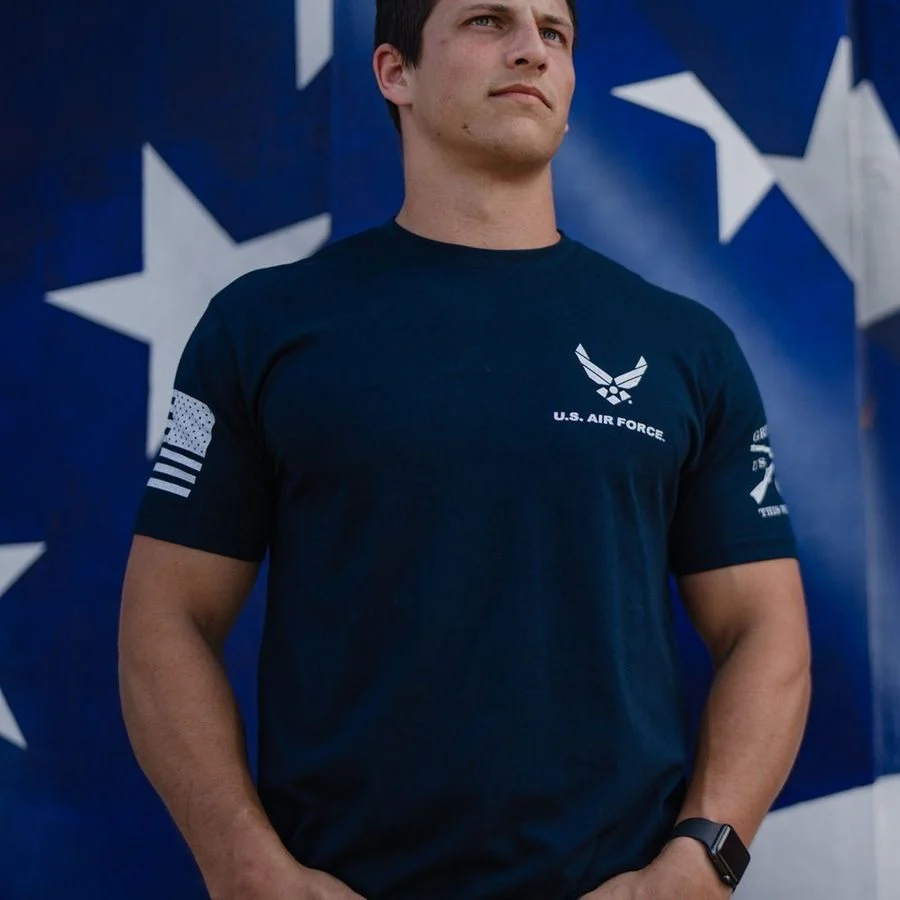 USAF - Formation T-Shirt - Navy - Image 3