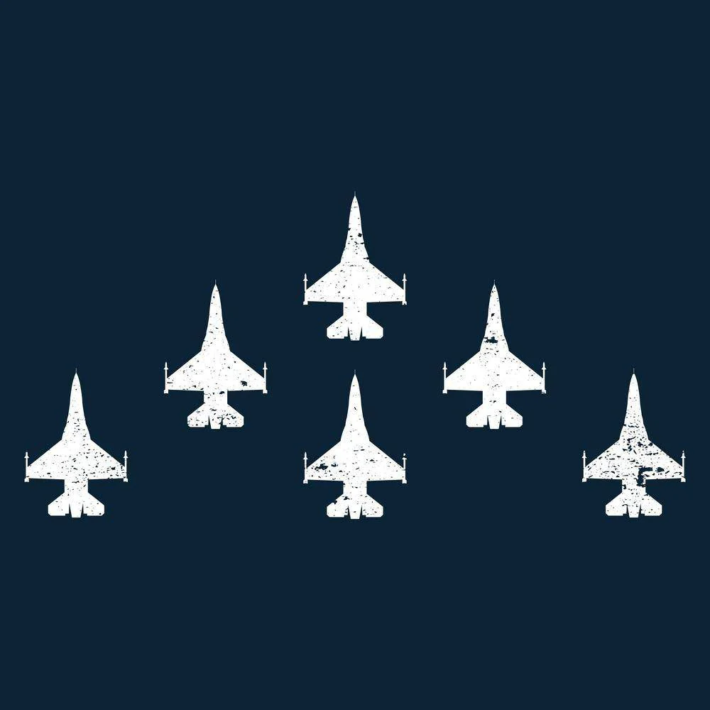 USAF - Formation T-Shirt - Navy - Image 4