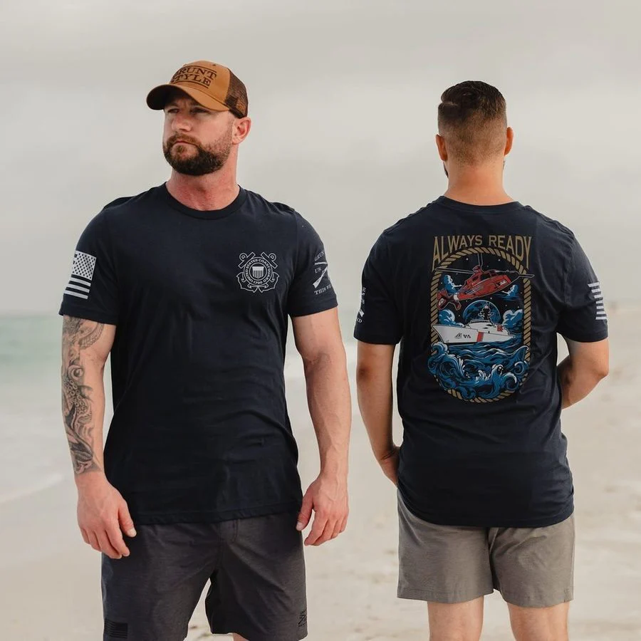 USCG - Always Ready T-Shirt - Black - Image 2