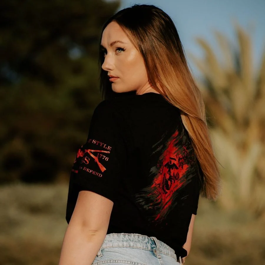 USMC - Bound In Blood T-Shirt - Black - Image 3
