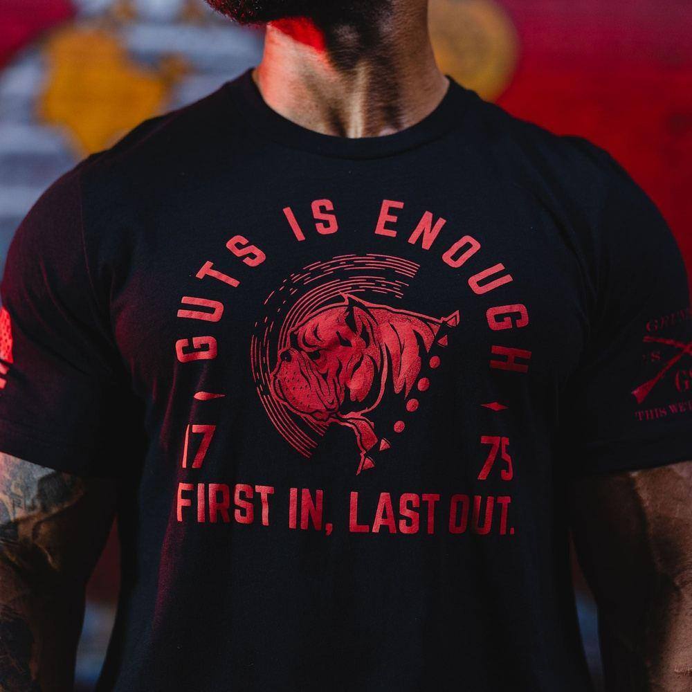 USMC - First In T-Shirt - Black - Image 3