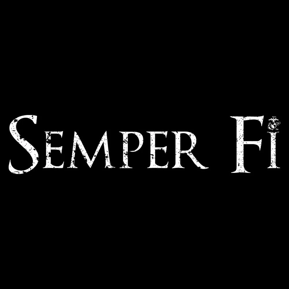 USMC - Semper Fi T-Shirt - Black - Image 3