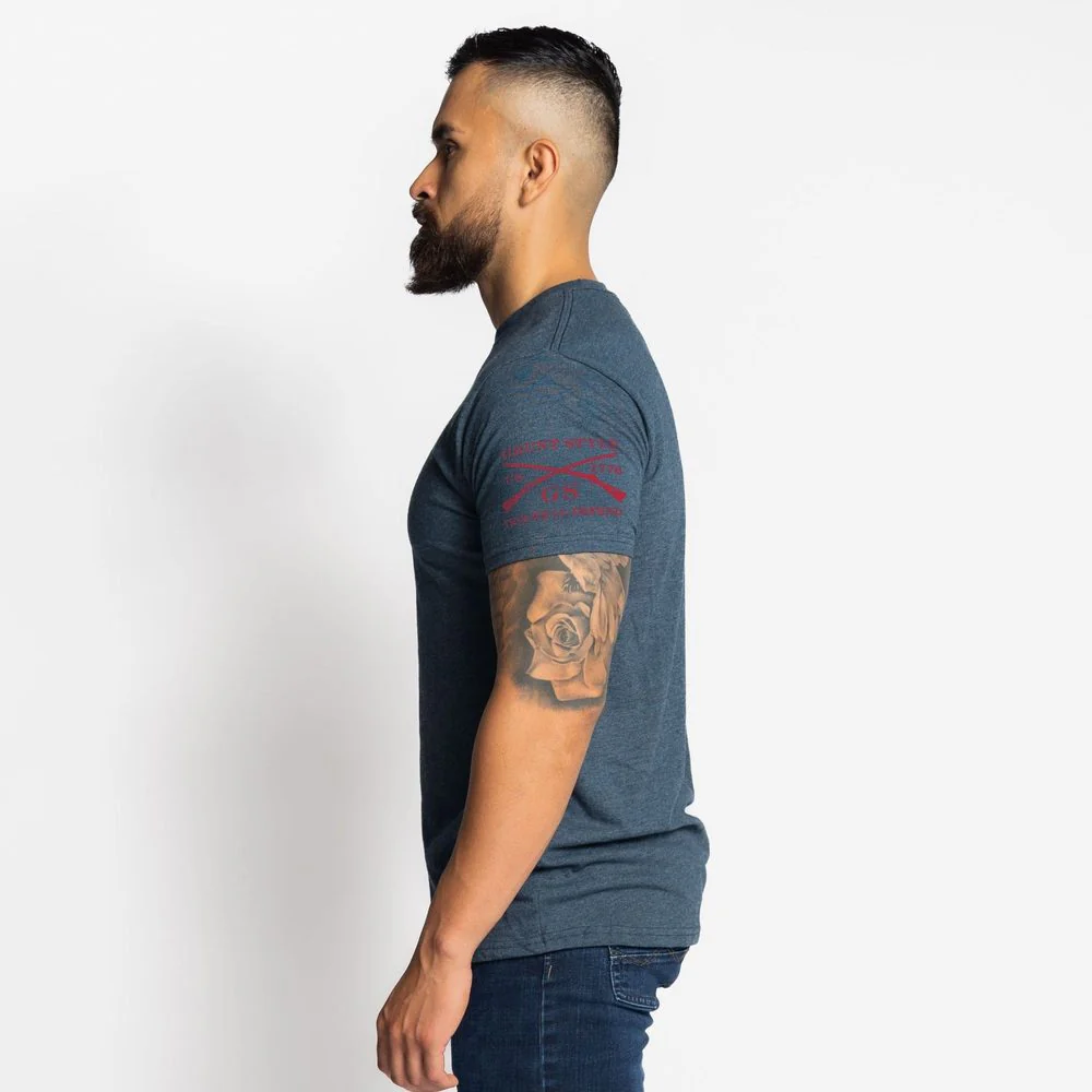USMC - Through The Ages T-Shirt - Navy - Image 8