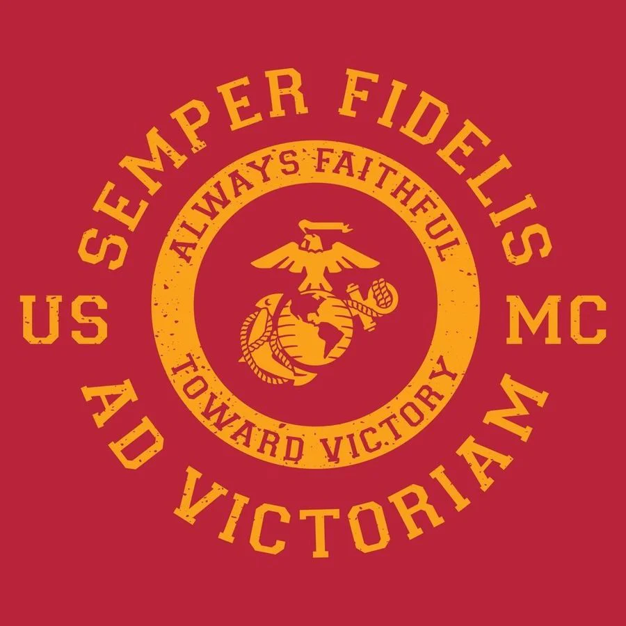 USMC - Toward Victory T-Shirt - Red - Image 3