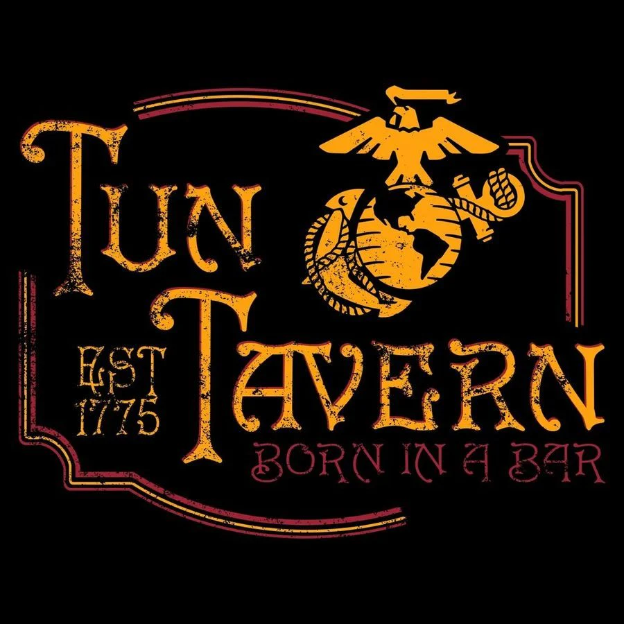 USMC - Tun Tavern Staff T-Shirt- Black - Image 4