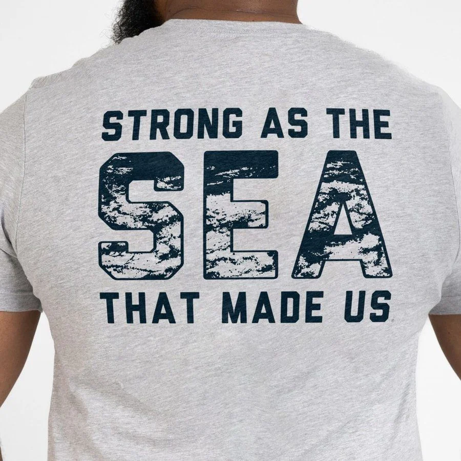 USN - Forged By The Sea - Athletic Heather - Image 7