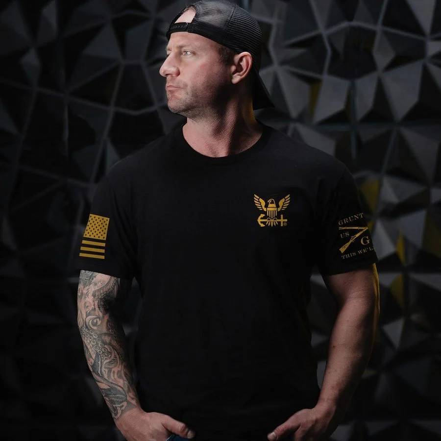 USN - Ghost Pirate T-Shirt - Black - Image 3