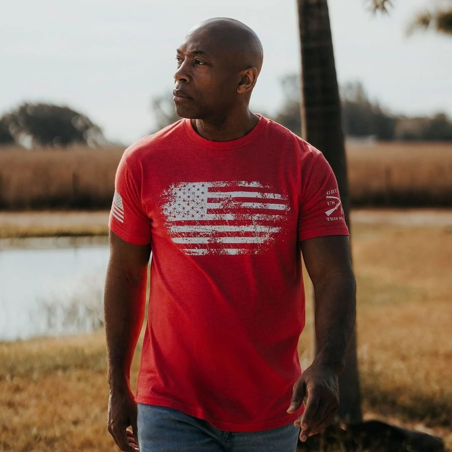 Vintage American  T-Shirt - Red - Image 3