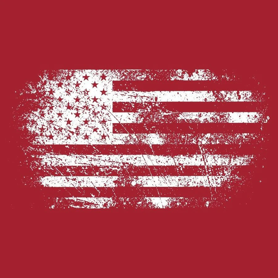 Vintage American  T-Shirt - Red - Image 4