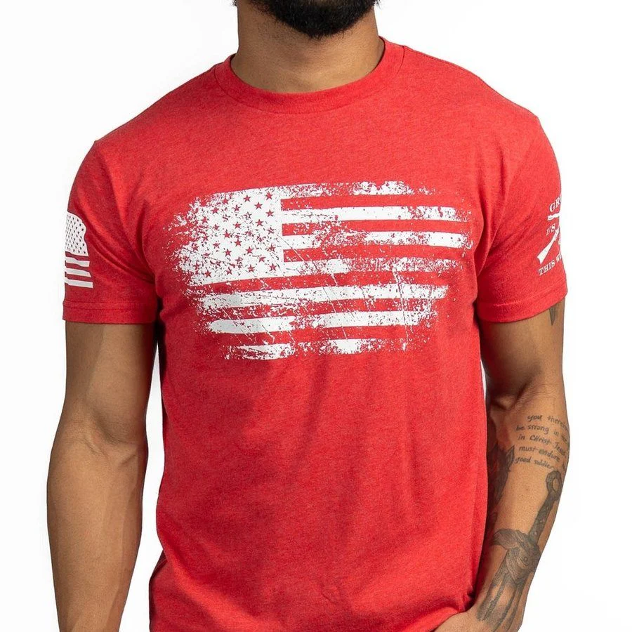 Vintage American  T-Shirt - Red - Image 5