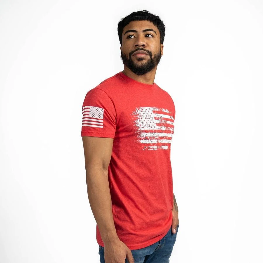 Vintage American  T-Shirt - Red - Image 7