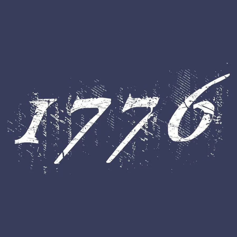 Women's 1776 Flag Boyfriend Fit T-Shirt - Future Dusk - Image 7