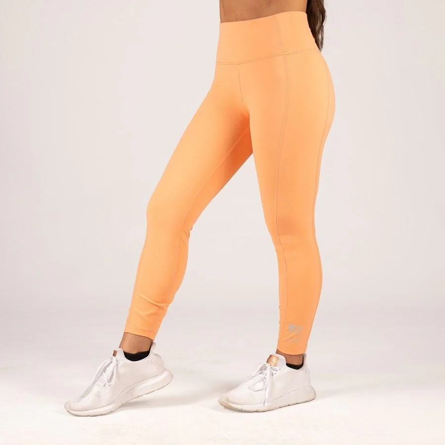 Women's Agility 7/8 High Waisted Leggings - Apricot Crush - Image 9