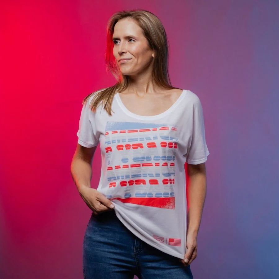 Women's America F*ck Yeah Slouchy Fit T-Shirt - White - Image 2