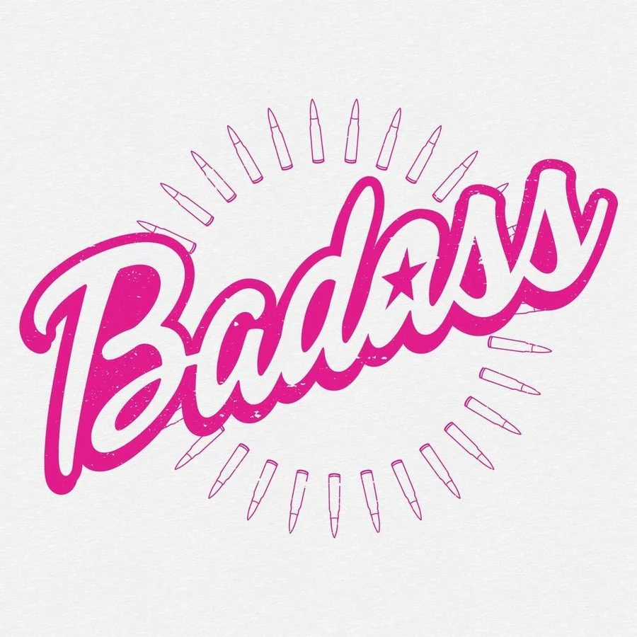 Women's Badass Racerback Cropped Tank - White - Image 6