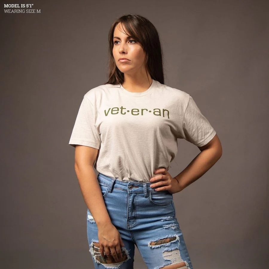 Women's Blank Check Boyfriend Fit T-Shirt - Sand - Image 3