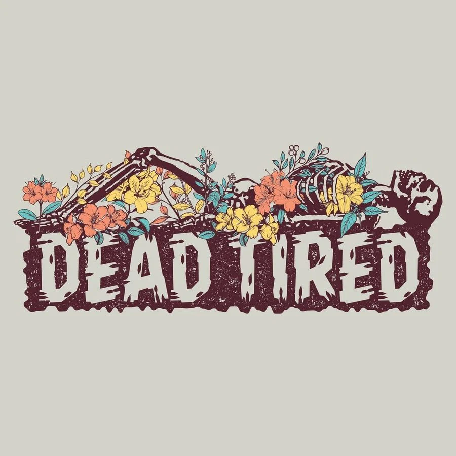 Women's Dead Tired Boyfriend Fit T-Shirt - Sand - Image 9