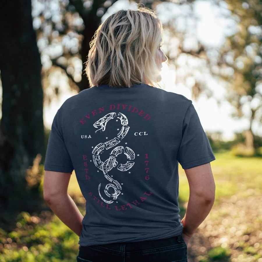 Women's Even Divided Boyfriend Fit T-Shirt - Midnight Navy - Image 3