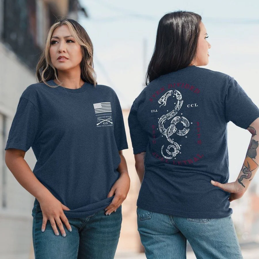 Women's Even Divided Boyfriend Fit T-Shirt - Midnight Navy - Image 4