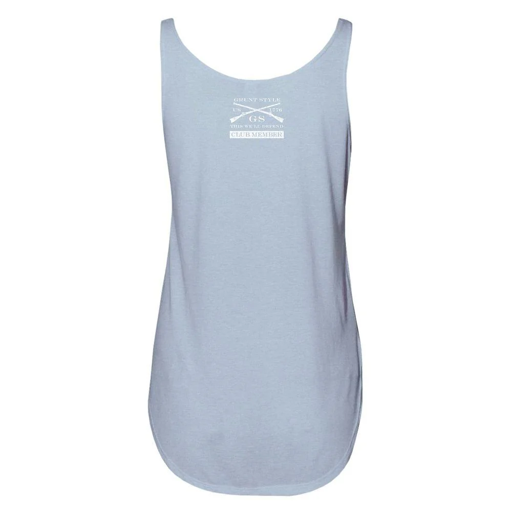 Women's F*ck Around and Find Out Tank - Stonewash Denim - Image 6