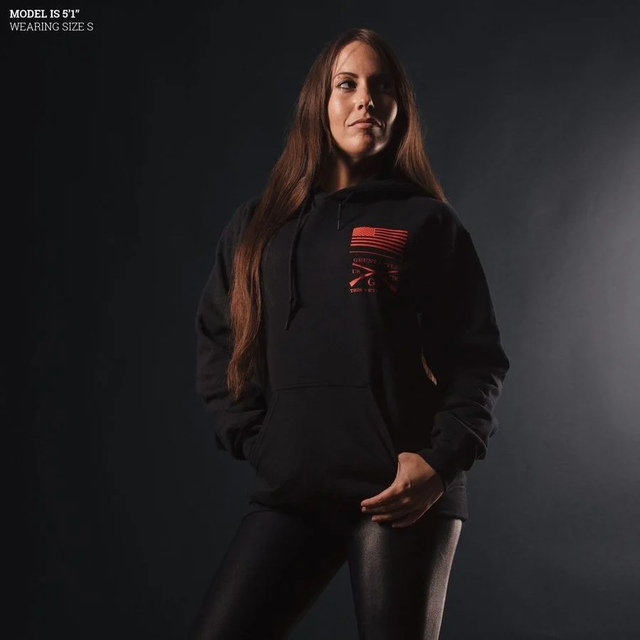 Women's Freedom Angel Hoodie - Black - Image 3