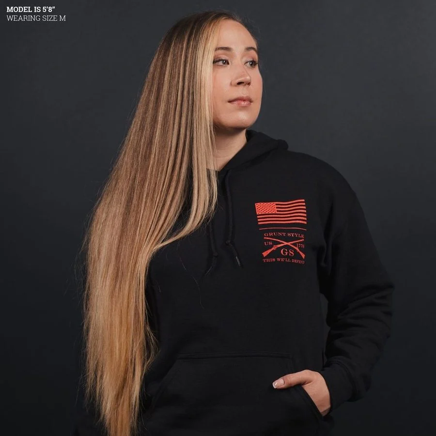 Women's Freedom Angel Hoodie - Black - Image 5