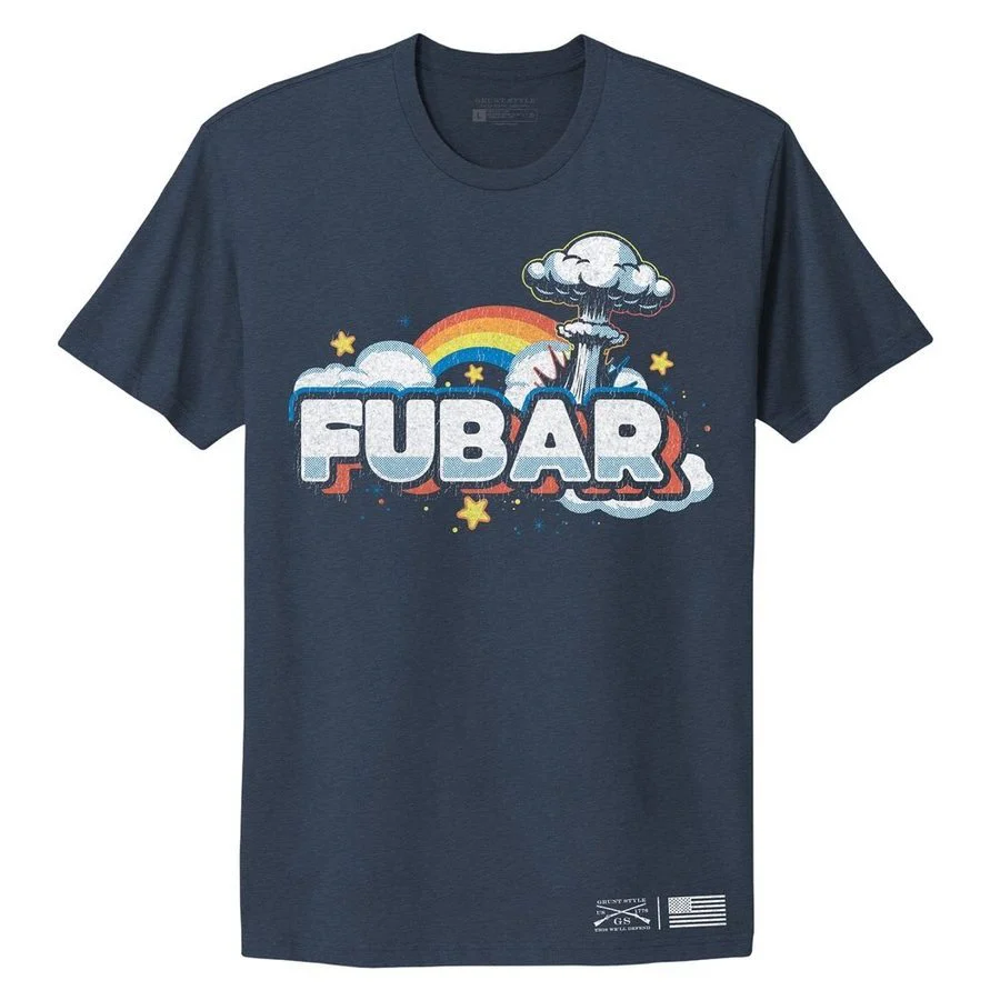 Women's FUBAR Boyfriend Fit T-Shirt - Midnight Navy
