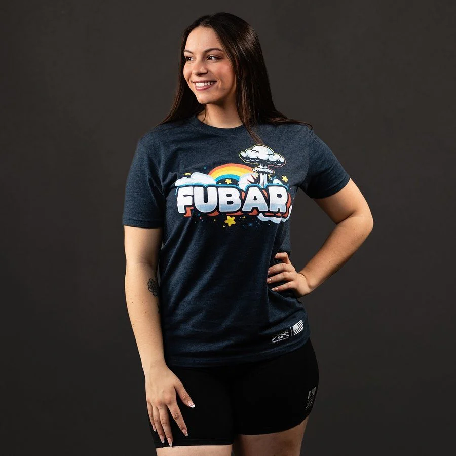 Women's FUBAR Boyfriend Fit T-Shirt - Midnight Navy - Image 3