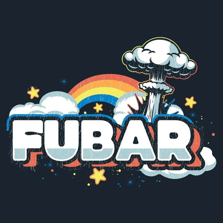 Women's FUBAR Boyfriend Fit T-Shirt - Midnight Navy - Image 6