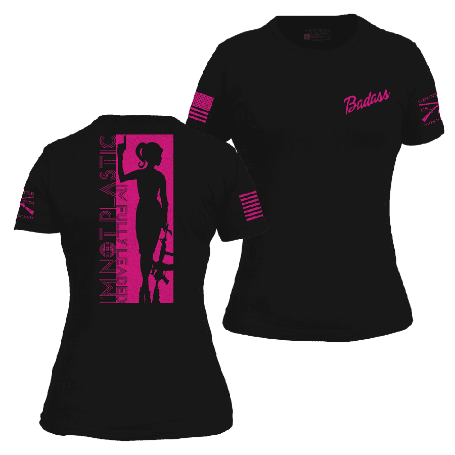 Women's Fully Leaded Slim Fit T-Shirt - Black