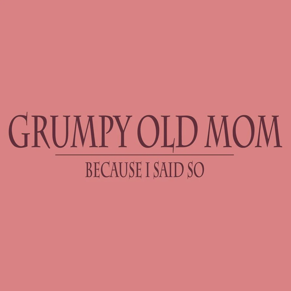 Women's Grumpy Old Mom Boyfriend Fit T-Shirt - Heather Mauve - Image 8