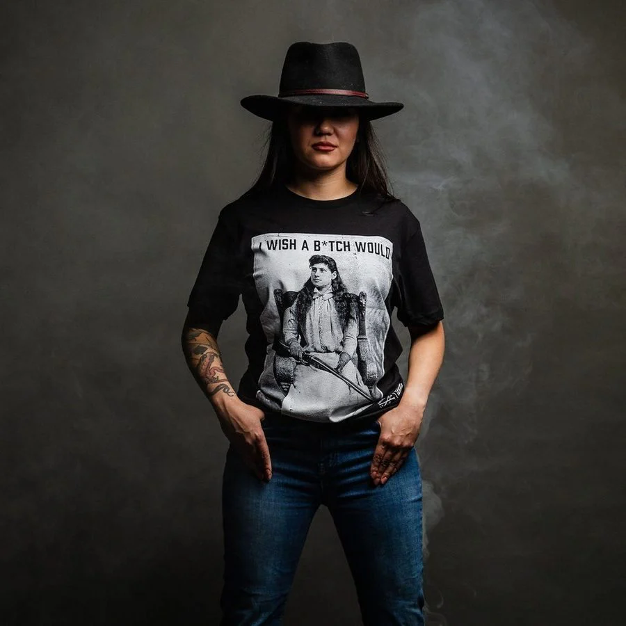 Women's I Wish A B*tch Would Boyfriend Fit T-Shirt - Black - Image 3