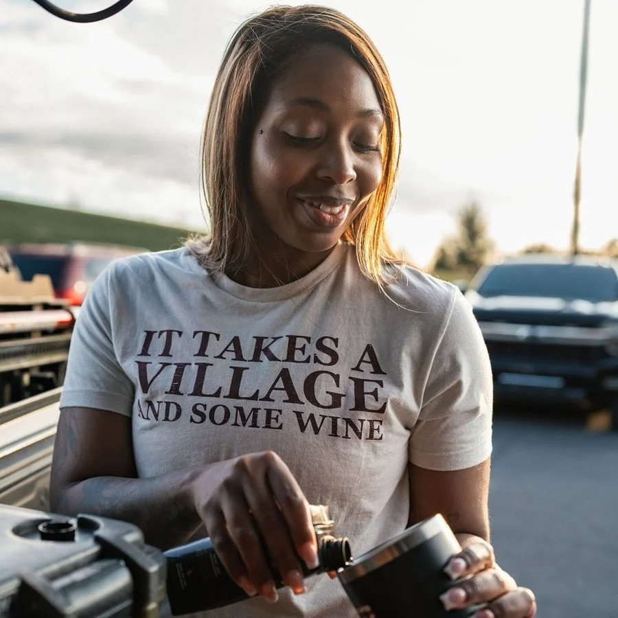 Women's It Takes A Village Boyfriend Fit T-Shirt - Sand - Image 6