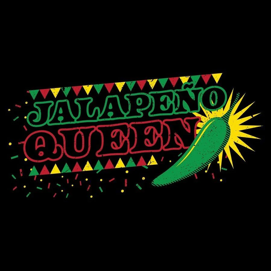 Women's Jalapeno Queen Boyfriend Fit T-Shirt - Black - Image 6